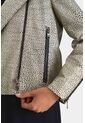 Chaqueta Biker Tokio En Cuero Para Mujer Efecto Metalizado Chaqueta Biker Tokio En Cuero Para Mujer Efecto Metalizado Dorado L VÉLEZ de Vélez