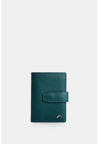Billetera De Cuero Grabado Para Mujer Aria Billetera De Cuero Grabado Para Mujer Aria Agua Marina VÉLEZ Vélez