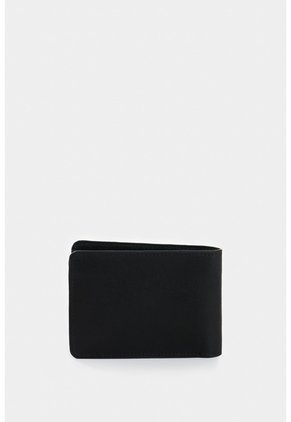 Billetera Alden De Cuero Para Hombre Monogram Billetera Alden De Cuero Para Hombre Monogram Negro VÉLEZ