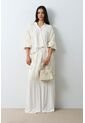 Falda Maxi Con Recogidos Para Mujer Bruma Falda Maxi Con Recogidos Para Mujer Bruma Crema 14 VÉLEZ de Vélez