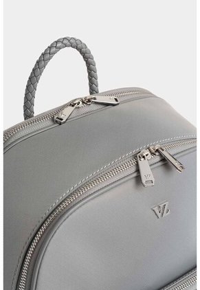 Tula Morral Legacy De Cuero Y Nylon Para Mujer Tag Para Viaje Tula Morral Legacy De Cuero Y Nylon Para Mujer Tag Para Viaje Gris VÉLEZ