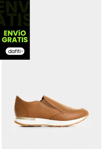 Mocasines De Cuero Grabado Para Mujer Zippa 2 Mocasines De Cuero Grabado Para Mujer Zippa 2 Miel 36 VÉLEZ Vélez