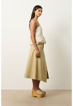 Camisa Strapless En Lino Krill Para Mujer Camisa Strapless En Lino Krill Para Mujer Arena XS VÉLEZ