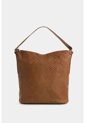 Shopping Delta De Cuero Para Mujer Grabado Ondas Shopping Delta De Cuero Para Mujer Grabado Ondas Miel VÉLEZ