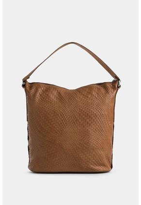 Shopping Delta De Cuero Para Mujer Grabado Ondas Shopping Delta De Cuero Para Mujer Grabado Ondas Miel VÉLEZ
