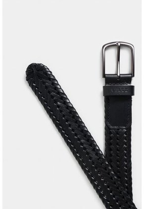 Cinturón Unifaz Petunia De Cuero Para Hombre Tejido Trenzado Cinturón Unifaz Petunia De Cuero Para Hombre Tejido Trenzado Negro 30 VÉLEZ