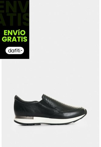 Mocasines De Cuero Grabado Para Mujer Zippa 2 Mocasines De Cuero Grabado Para Mujer Zippa 2 Negro 39 VÉLEZ Vélez