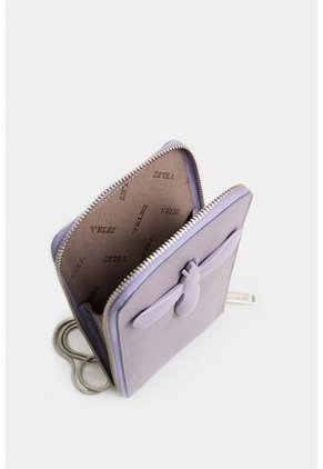 Porta Celular Calas De Cuero Para Mujer Marcación Abeja