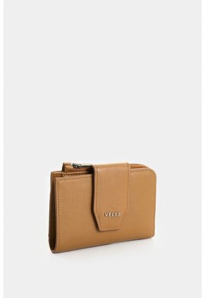 Billetera De Cuero Para Mujer Pearl Billetera De Cuero Para Mujer Pearl Miel VÉLEZ