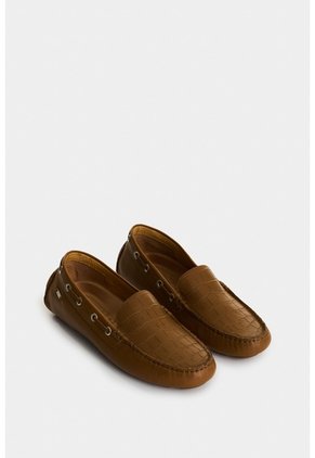 Mocasines Calcedonia 2.0 De Cuero Para Mujer Detalle Grabado Mocasines Calcedonia 2.0 De Cuero Para Mujer Detalle Grabado Miel 38 VÉLEZ