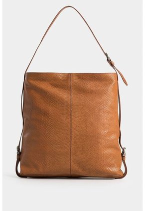 Shopping Calafate 2.0 De Cuero Para Mujer Placa Serpiente Shopping Calafate 2.0 De Cuero Para Mujer Placa Serpiente Miel Vélez