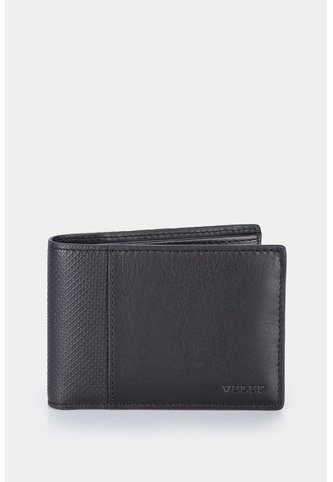 Billetera Draco De Cuero Para Hombre Mezcla De Texturas Billetera Draco De Cuero Para Hombre Mezcla De Texturas Negro VÉLEZ Vélez