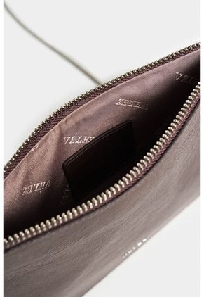 Cosmetiquera Delfos De Cuero Para Mujer Cremallera Metálica Cosmetiquera Delfos De Cuero Para Mujer Cremallera Metálica Cafe Vélez