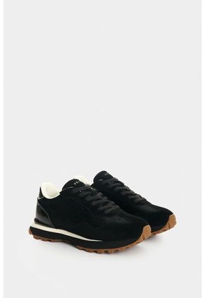Tenis En Cuero Pelo Y Folia Para Mujer Sahara Tenis En Cuero Pelo Y Folia Para Mujer Sahara Negro 36 VÉLEZ
