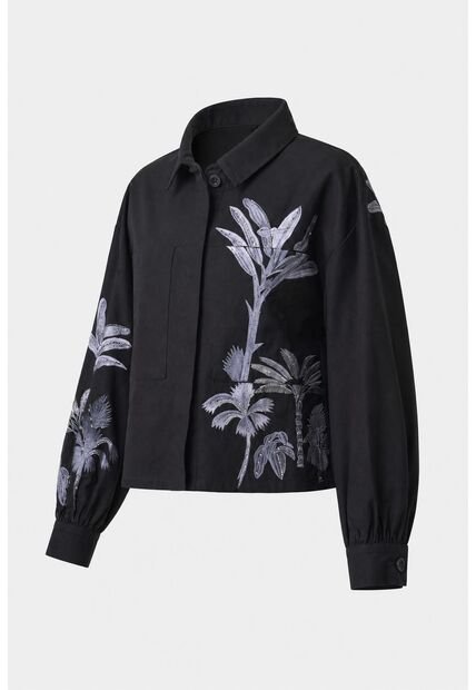 Chaqueta Dune Para Mujer Detalle Bordado Chaqueta Dune Para Mujer Detalle Bordado Negro S VÉLEZ