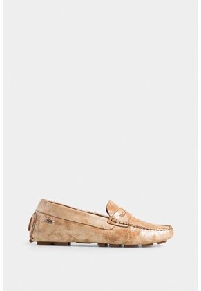 Mocasines Manchester De Cuero Folia Para Mujer Antifaz Mocasines Manchester De Cuero Folia Para Mujer Antifaz Dorado 39 VÉLEZ