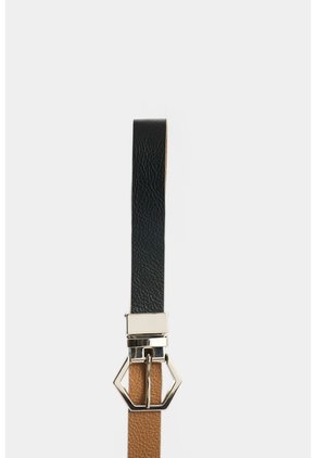 Cinturón Doble Faz En Cuero Para Mujer Aura Cinturón Doble Faz En Cuero Para Mujer Aura Negro M VÉLEZ