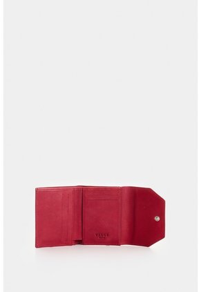 Billetera En Cuero Para Mujer Acari Billetera En Cuero Para Mujer Acari Rojo VÉLEZ