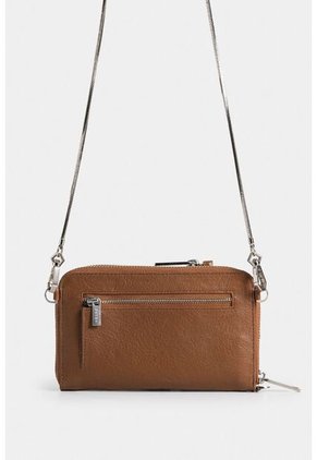 Porta Chequera Ibiza De Cuero Para Mujer Cadena Porta Chequera Ibiza De Cuero Para Mujer Cadena Miel Vélez