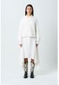 Sweater Liora Para Mujer Acanalado Asimétrico Sweater Liora Para Mujer Acanalado Asimétrico Crema M VÉLEZ de Vélez