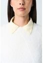 Sweater Liora Para Mujer Acanalado Asimétrico Sweater Liora Para Mujer Acanalado Asimétrico Crema M VÉLEZ de Vélez