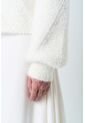 Sweater Liora Para Mujer Acanalado Asimétrico Sweater Liora Para Mujer Acanalado Asimétrico Crema M VÉLEZ de Vélez