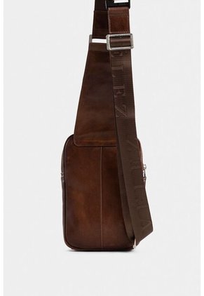 Manos Libres Mikeno 3 De Cuero Para Hombre Acabado Envejecido Manos Libres Mikeno 3 De Cuero Para Hombre Acabado Envejecido Miel VÉLEZ