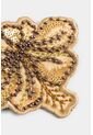 Pin Flor Bordado Para Mujer Sobre Textil Pin Flor Bordado Para Mujer Sobre Textil Dorado VÉLEZ de Vélez