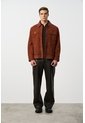 Chaqueta Aron En Gamuza Para Hombre Detalle Cuero Chaqueta Aron En Gamuza Para Hombre Detalle Cuero Naranja S VÉLEZ de Vélez