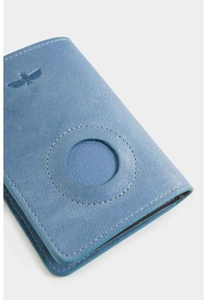 Porta Documentos Sunset De Cuero Para Hombre Compartimento Para AirTag Porta Documentos Sunset De Cuero Para Hombre Compartimento Para AirTag Azul Claro Vélez