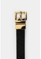 Cinturón Doble Faz Calix De Cuero Para Mujer Monogram Cinturón Doble Faz Calix De Cuero Para Mujer Monogram Negro XL VÉLEZ de Vélez