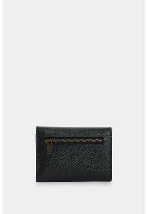 Billetera En Cuero Para Mujer Taupe Billetera En Cuero Para Mujer Taupe Negro VÉLEZ