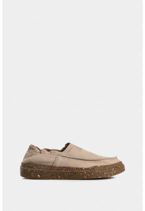 Mocasines Malta De Cuero Para Hombre Resorte Al Talón Mocasines Malta De Cuero Para Hombre Resorte Al Talón Arena 39 VÉLEZ