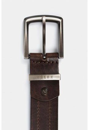 Cinturón Unifaz Coraje De Cuero Para Hombre Pasador Metálico Cinturón Unifaz Coraje De Cuero Para Hombre Pasador Metálico Cafe 36 VÉLEZ
