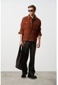 Chaqueta Aron En Gamuza Para Hombre Detalle Cuero Chaqueta Aron En Gamuza Para Hombre Detalle Cuero Naranja S VÉLEZ de Vélez