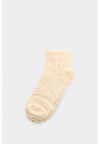 Calcetines Tobilleros Tejidos Para Mujer Efos Calcetines Tobilleros Tejidos Para Mujer Efos Crema XS VÉLEZ Vélez