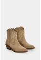 Botín Texano En Cuero Carnaza Para Mujer Basic Botín Texano En Cuero Carnaza Para Mujer Basic Tabaco 34 VÉLEZ de Vélez