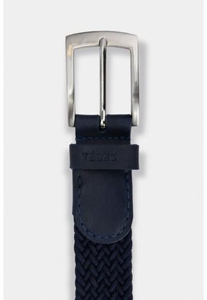 Cinturón Unifaz Cordón Por Cuero Para Hombre Trenza Cinturón Unifaz Cordón Por Cuero Para Hombre Trenza Azul Oscuro 32 VÉLEZ