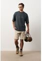 Camiseta Relaxed Fit Para Hombre Camiseta Relaxed Fit Para Hombre Gris Pistola XS VÉLEZ de Vélez
