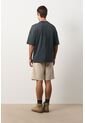 Camiseta Relaxed Fit Para Hombre Camiseta Relaxed Fit Para Hombre Gris Pistola XS VÉLEZ de Vélez