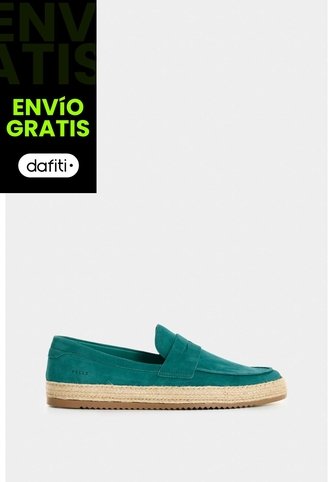 Mocasines De Cuero Gamuzado Para Hombre Ocean Mocasines De Cuero Gamuzado Para Hombre Ocean Azul Aguamarina 43 VÉLEZ Vélez