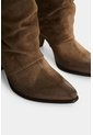 Bota Texana En Cuero Gamuzado Para Mujer Sierra Bota Texana En Cuero Gamuzado Para Mujer Sierra Tabaco 34 VÉLEZ de Vélez