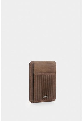 Porta Tarjetas Vértice De Cuero Para Hombre Detalle Rayas Porta Tarjetas Vértice De Cuero Para Hombre Detalle Rayas Cafe VÉLEZ