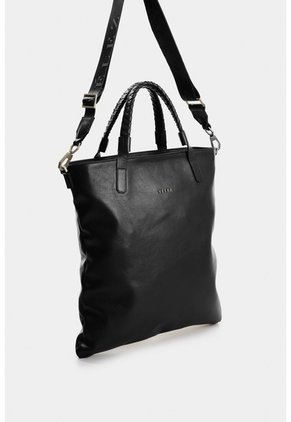 Shopping De Cuero Para Mujer Nómada Shopping De Cuero Para Mujer Nómada Negro VÉLEZ
