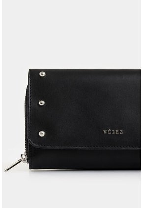 Billeteria Palma De Cuero Folia Para Mujer Efecto Croco Billeteria Palma De Cuero Folia Para Mujer Efecto Croco Negro VÉLEZ