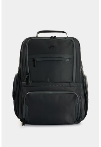 Morral Edén En Lona Y Cuero Para Hombre Multifuncional Morral Edén En Lona Y Cuero Para Hombre Multifuncional Gris VÉLEZ Vélez