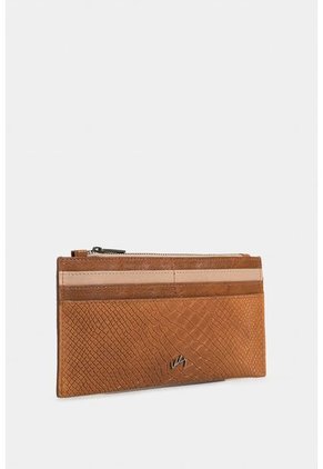 Billetera Porta Chequera Nobi De Cuero Para Mujer Placa Serpiente Billetera Porta Chequera Nobi De Cuero Para Mujer Placa Serpiente Miel Vélez