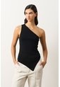 Top Tejido Asimetrico Para Mujer Quimera Top Tejido Asimetrico Para Mujer Quimera Negro XL VÉLEZ de Vélez