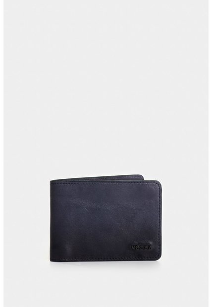 Billetera Oasis De Cuero Para Hombre Detalle Contraste Billetera Oasis De Cuero Para Hombre Detalle Contraste Azul Oscuro VÉLEZ