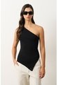 Top Tejido Asimetrico Para Mujer Quimera Top Tejido Asimetrico Para Mujer Quimera Negro XL VÉLEZ de Vélez